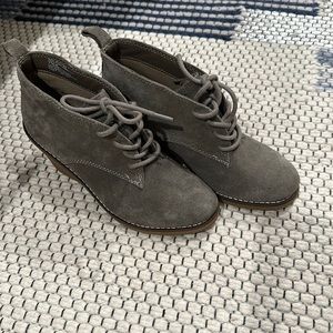 White Mountain Wedge Booties